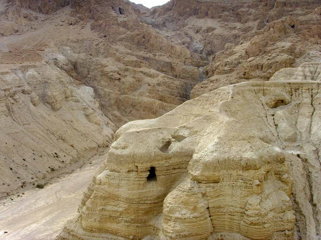 Cave where 90% of the Dead Sea Scrolls were found